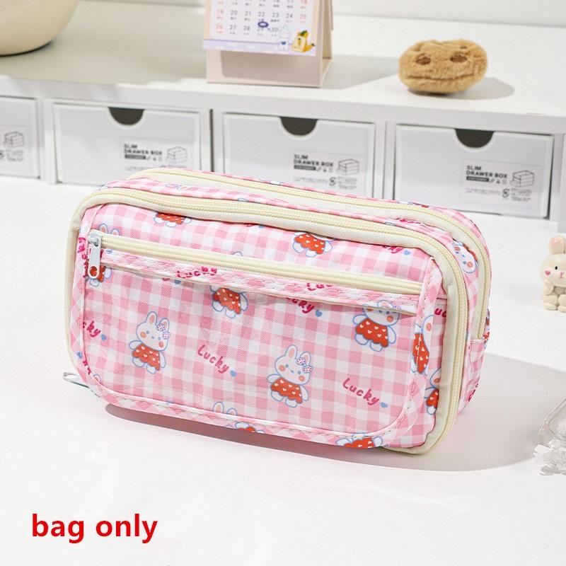 Милый мультяшный пенал для студента Мультяшный аниме креативный пенал Большая вместимость Сумка для хранения канцелярских товаров Косметичка