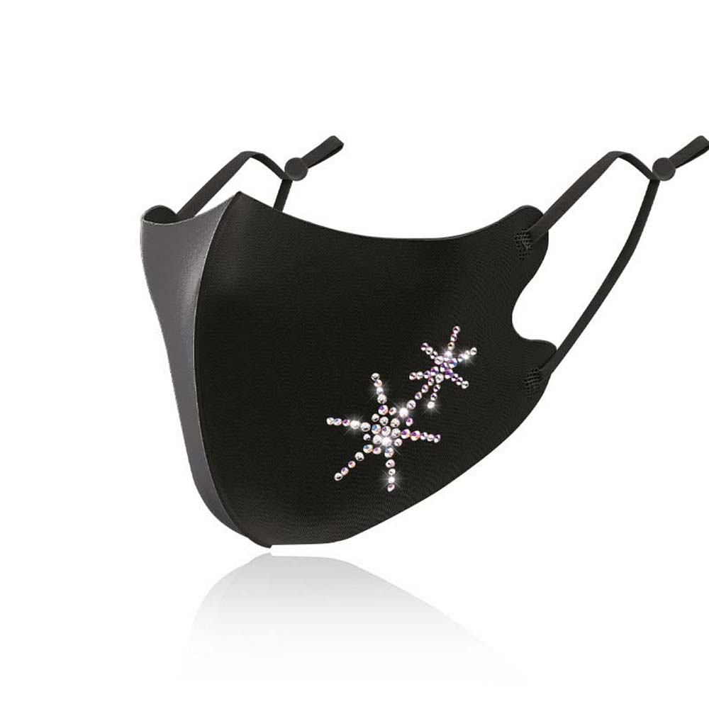 Защита Стразы Анти-загрязнение Многоразовая Противодымчатая Пылезащитная Маска для лица Медицинская Маска для лица