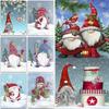 DIY 5D алмазная живопись Санта-Клаус зимой Алмазная мозаика наборы для вышивки крестом украшение дома полная круглая алмазная вышивка