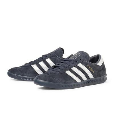 JP7665 adidas Originals Hamburg Легендарный Чернильный Серебристый Металлик Золотой Металлик (Мужской)