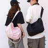 Canvas Crossbody Tote Bags Solid Color Luggage Bag Underarm Bag Sports Shoulder Bag  Women