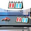 Flip Table Scoreboard, Score Keeper, 4/5/6 Digit Sports for Indoor Community Schools And