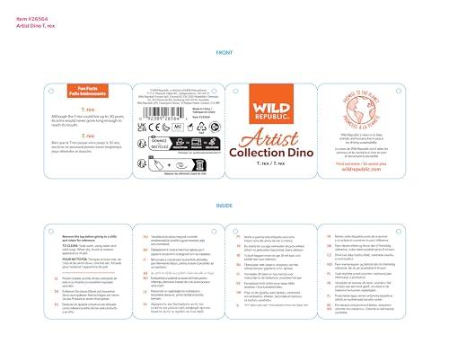 Wild Republic Artist T. Rex Plush Dinosaur W20 x D60 x H29cm