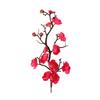 4pcs/set Red Artificial Flower Silk Plum Blossom Branch Faxu Flower Bouquets for Table Wedding Bouquet Home Decor
