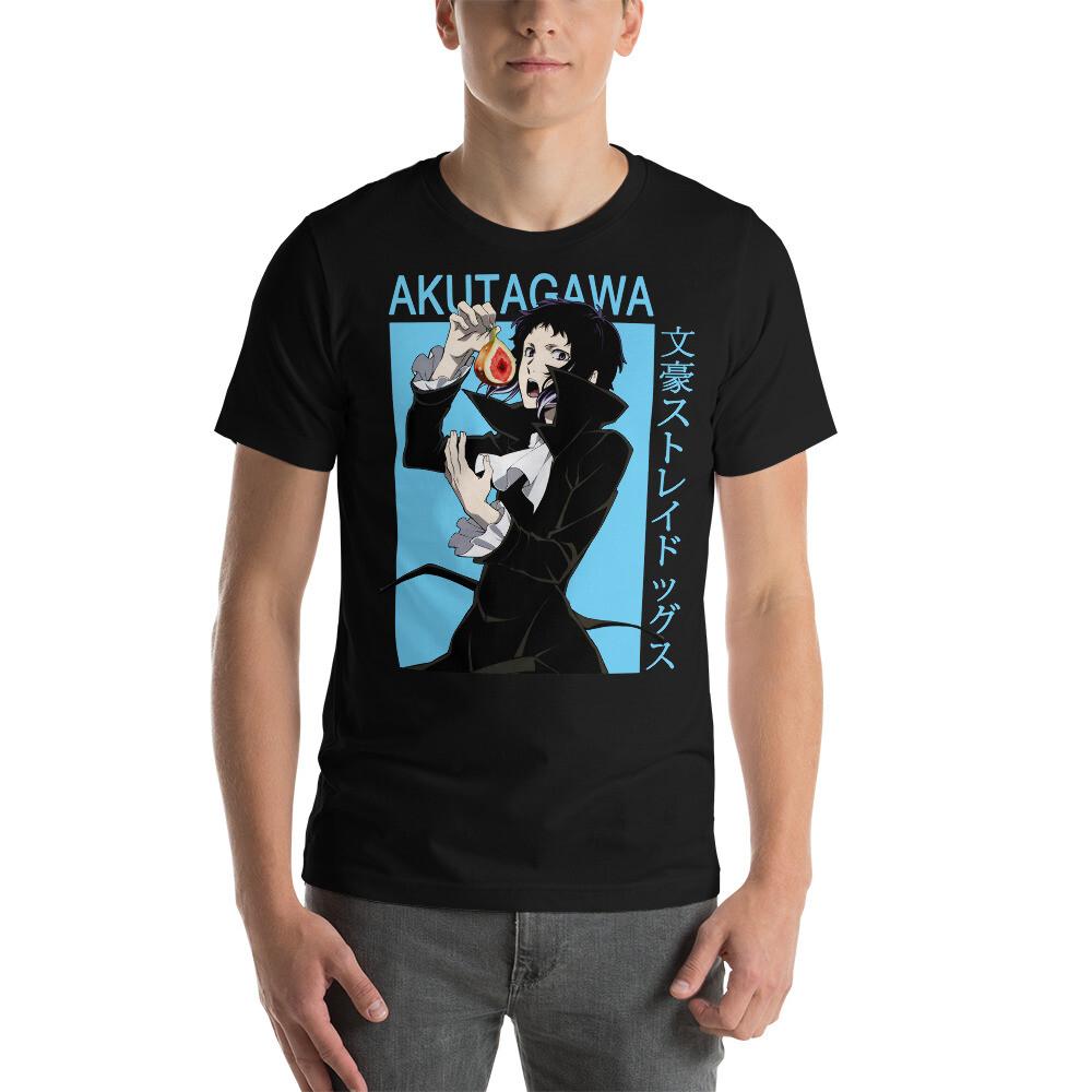 Ryunosuke Akutagawa,Bung ou Stray Dogs, Anime, Kawaii,Japanes e Unisex new T-Shir