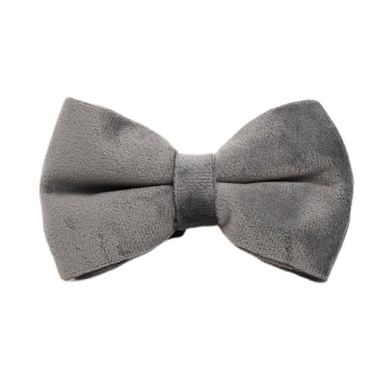 Dark grey flannel pet collar dog collar dog leash dog leash pet chest harness dog leash