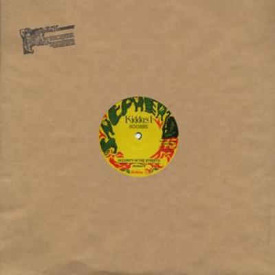 12-дюймовая пластинка KIDDUS I - Security In The Streets / Too Fat DSR1201 Shepherd/Dub St 1978 Япония Регги, Ска и Даб Б/у