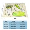Frog And Veggies Personalized Home Decor An Ultra-Soft Micro Fleece Blanket