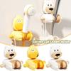 Adjustable Shower Holder Suction Cup Punch Free Sprayer Fixed Bracket Little Yellow Duck Reusable Shower Head Storage Rack