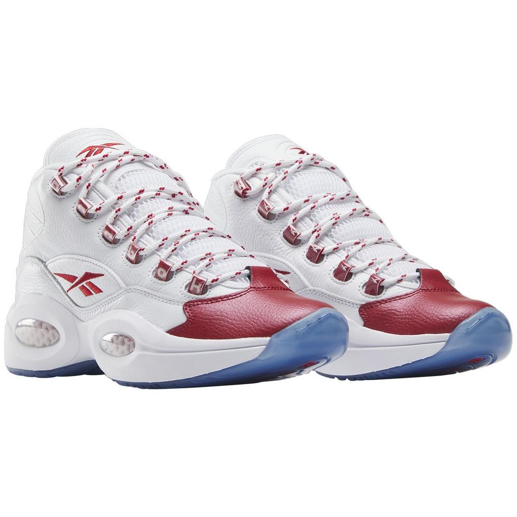 Reebok Question Mid Red Toe 2024 Unisex Sneakers White Footwear-White Vector-Red 100074721