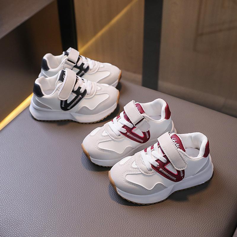 Children's Sneakers for Boy School Versatile Girls Sneakers Fashion Leather Causal Kids Running Sports Shoes Breathable Non-slip