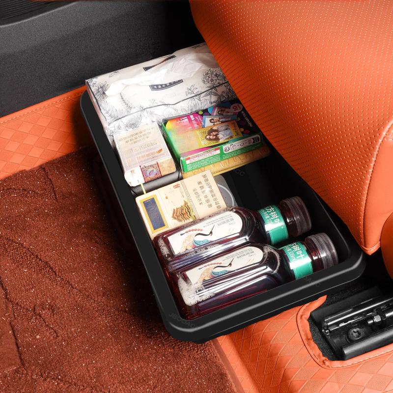 For Toyota bZ3X 2025 Car Under Seat Storage Box Car Seat Storage Organizer Privacy Storage Bin Interior Modification Accessories