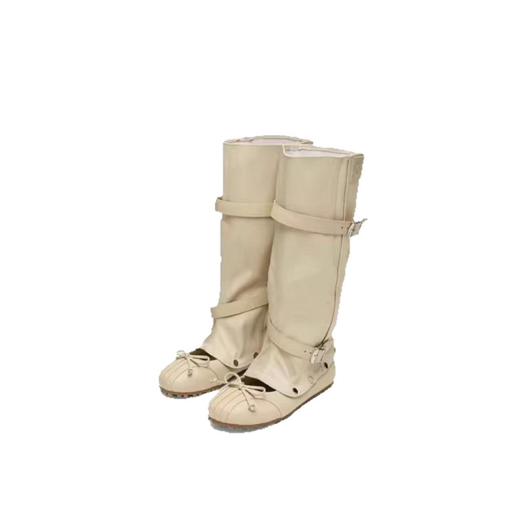 Niche design removable two-wear ballet cool boots spring and summer new hollow heightening belt buckle boots
