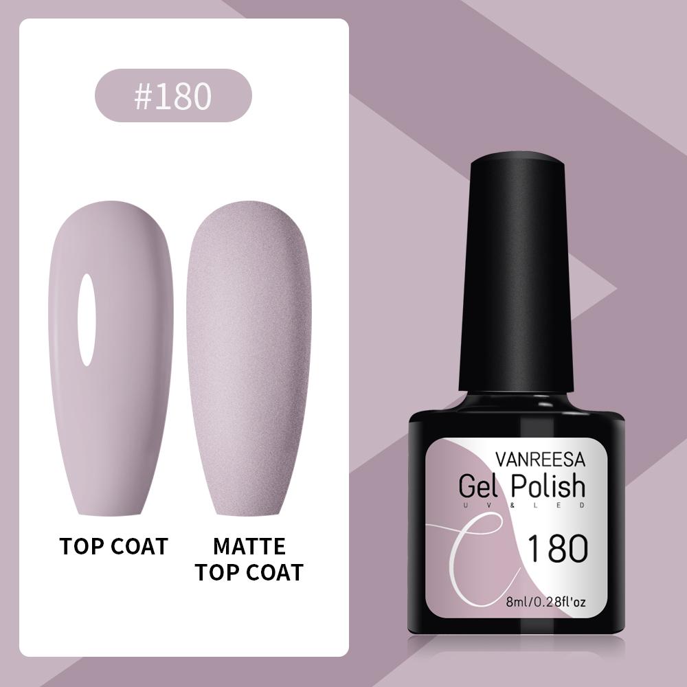 VANREESA Набор гелей для ногтей 111 цветов Гель-лак для ногтей Soak Off Базовое покрытие Верхнее покрытие Маникюр для ногтей УФ-светодиодный полуперманентный лак Стойкий гель для дизайна ногтей