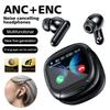 New Touch Screen In-ear Earphone BT 5.4 ANC Noise Reduction Wireless Headphone with Charging Case Fashion Sports Earbuds
