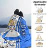 1pc. Alice in Wonderland Inspired Blue and White Blanket, Perfect for Home, Office, or Outdoor Use, Ideal Gift for Book Lovers and Fans of Classic Lit
