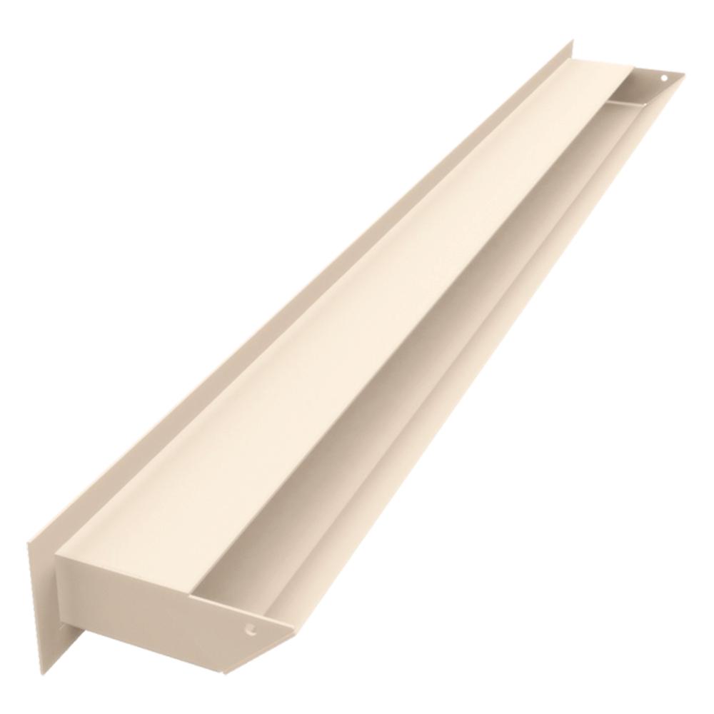Вентиляционная крышка LUFT 6x80 кремовая Slim