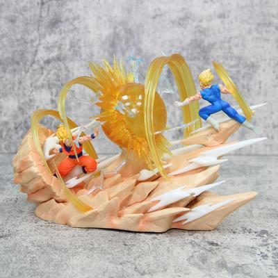 18 см Фигурка Dragon Ball Sky Top Wcf Goku Против Vegeta Фигурка Аниме ПВХ Фигурка Действия Модель ПВХ Статуя Кукла Коллекция Игрушки Подарки