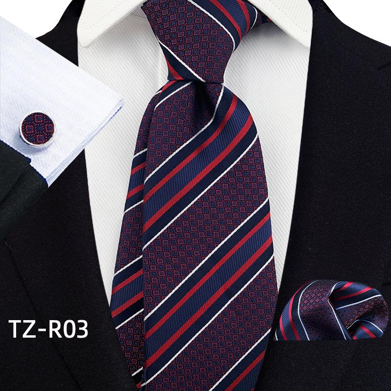 Комплект из трех предметов для мужчин с манжетами на завязке и карманом с узором «Пейсли»