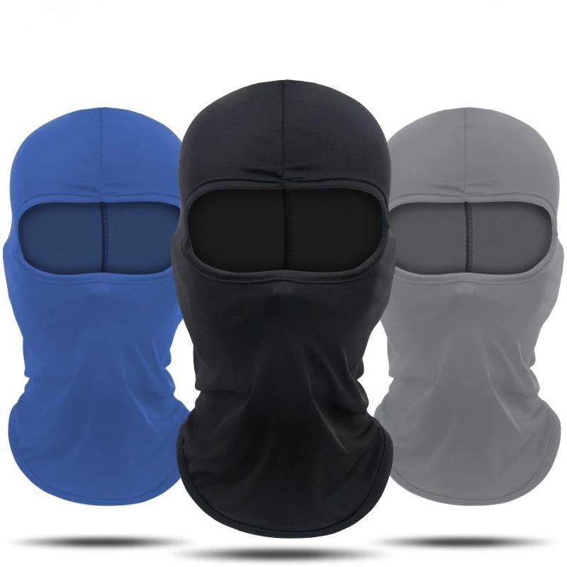1pc Cross Printed Mask Hood For Men And Women Outdoor Riding Balaclava Hat Windproof And Sunscreen Sun Hat