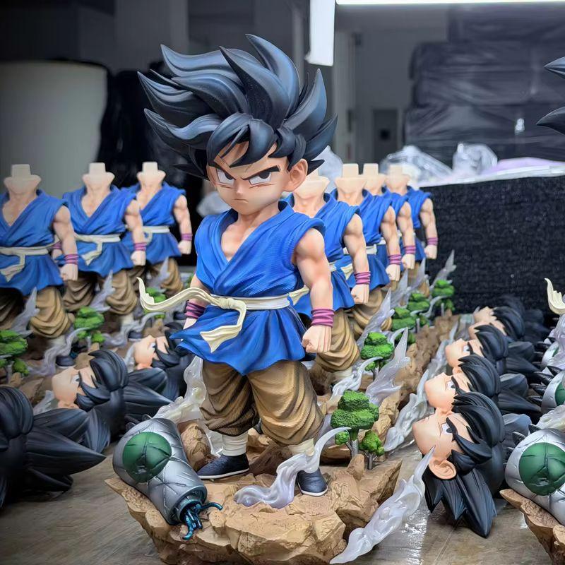 Новейшая фигурка Son Goku из Dragon Ball GT от JG studio, 25 см, Супер Сайян Goku, фигурка с двумя головами, набор статуэток из ПВХ, модель, игрушки, подарок