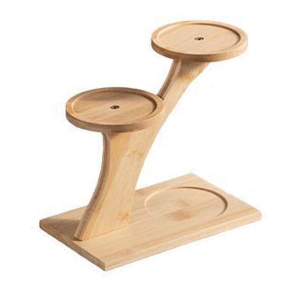 Tree Branch Shape Succulents Bonsai Organizer Bamboo Shelf Desktop Plants Stand for Window