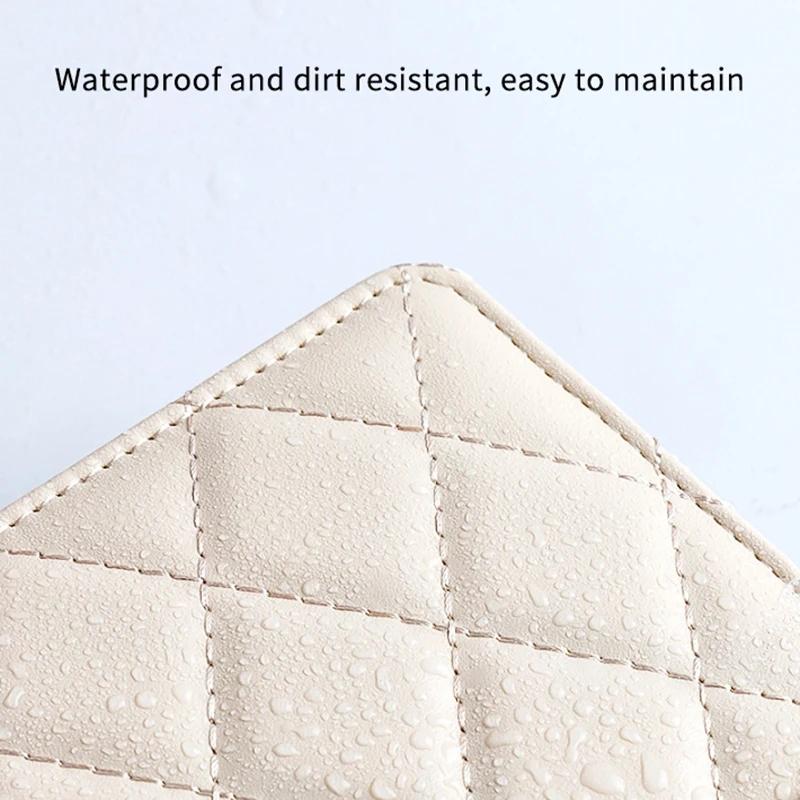 PU Leather Jewelry Storage Book Zipper Clear Pockets Jewelry Packaging Box Necklace Binder Storage Display Product For Women