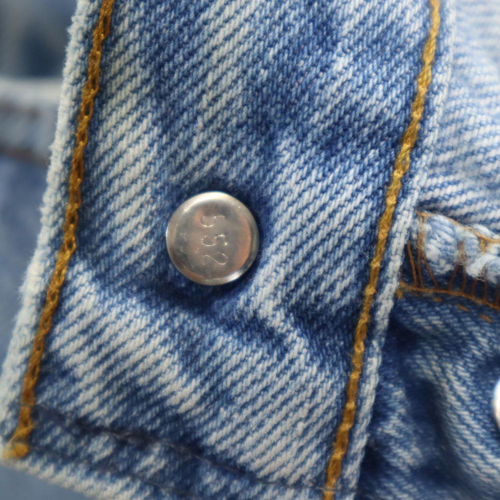 Levi's Джинсы из денима 90-х годов, сделано в США, W30, синие, на пуговицах, мужские, б/у