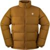 Urban Outdoor FW25 Stand Collar Zipper Insulated Water-Resistant Long Sleeve Down Jacket Men Outerwear Dark-Wheat 0YH6N-EH2