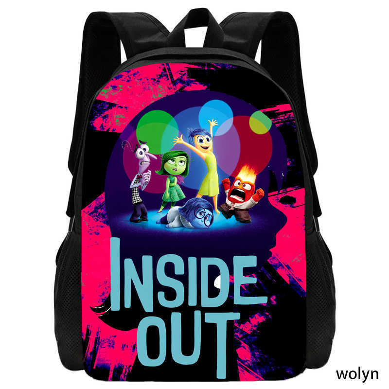 Школьный и дорожный рюкзак «Головоломка 2» (Inside Out 2) с отделениями для хранения