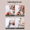 Yousheng Paper Clip Pusher Set, No Hole Punching Clip Dispenser, Lightweight PC Plastic Shell Multiple Colors Office School