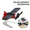 Мини-освежитель воздуха для автомобиля, украшение на приборную панель, модель самолета на солнечной батарее, аромадиффузор для автомобиля
