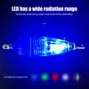 Underwater Fishing Lamp Waterproof Colorful LED Fish Luring Light Submersible Deep Drop Fish Attraction Gathering Lamp Fishing Accessories