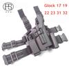Тактический Glock+17 кобура для пистолета на ногу с подсветкой+игрушка Black Hawk LV3 на ногу+кобура для пистолета Glock CS