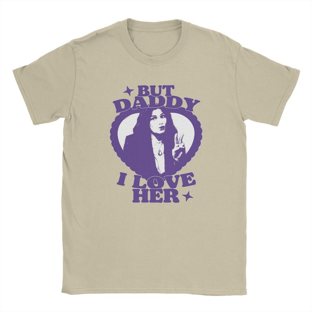 But Daddy I Love Her  T Shirt Summer Aubrey Plaza Green Cotton T Shirts For Man Harajuku Tshirt Short Sleeves Y2K Clothes