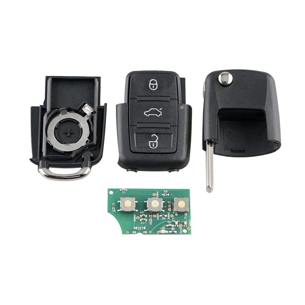 Дистанционный ключ ID48 Golf 5 Touran Jetta Seat Altea Leon Toledo арт. 1K0959753G