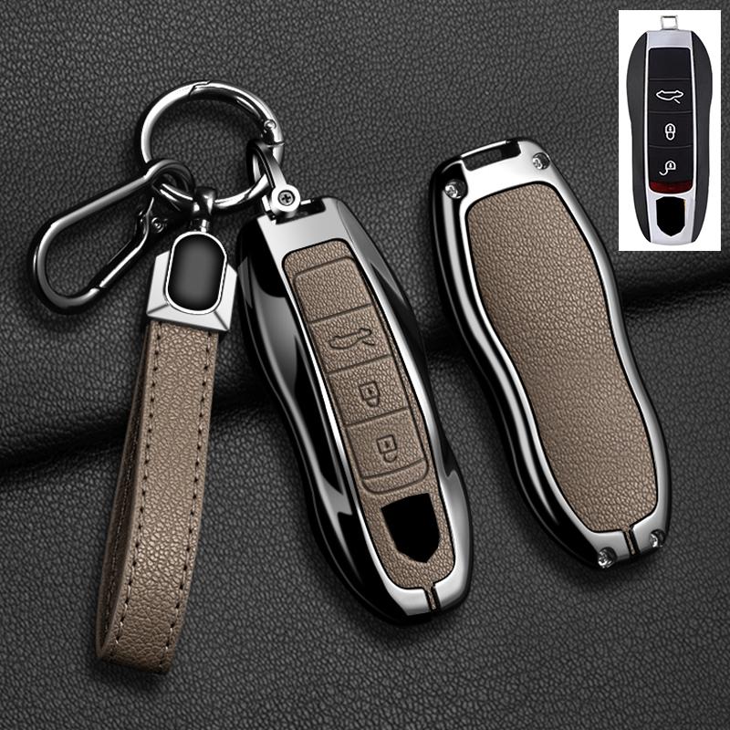 AABKR1 Car Key Case Cover For Porsche Cayenne 958 911 Lepin 996 Macan Boxster Panamera 997 944 924 Panamera 718 971 9YA Protect Keychai