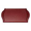 Made In Elegant Wave Silver Vermilion Light S X X J-kitchens Placemat, Tray, Japan, Design, Heat-Resistant, A) 4-Shaku Rim, Pearl, (42.7cm 30.7cm 3cm)