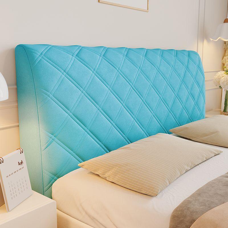 Покрывало на изголовье кровати размера full - Износостойкое и устойчивое к разрывам толстое стеганое покрывало для кровати, мягкая плюшевая ткань, машинная стирка - Стандартные типы кроватей