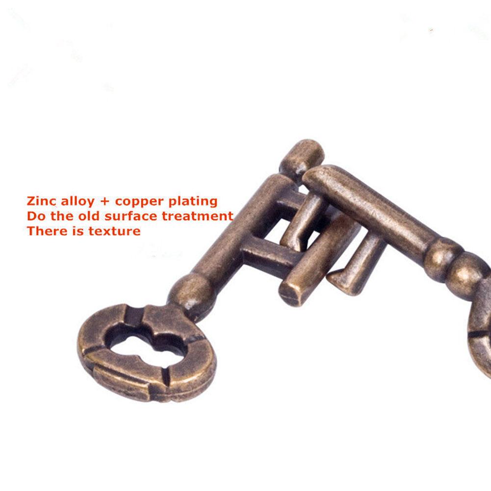 Decompression Toys Brain Tester Key Lock Toy Development Puzzle Test Game Children IQ Key Kid P D5F6