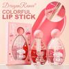 Шестицветная палетка помад-желе для губ Strawberry Mirror Juicy Pink, набор увлажняющих тинтов-масел для губ с силиконовой кисточкой