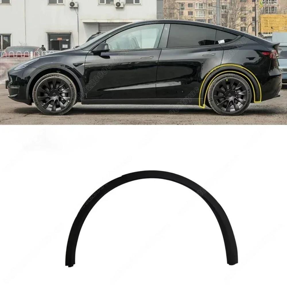 For Tesla Model Y 2020 2021 2022 2023 2024 Front and Rear Wheel Arch Anti-scratch Fender Decorative Protective Cover Accessories