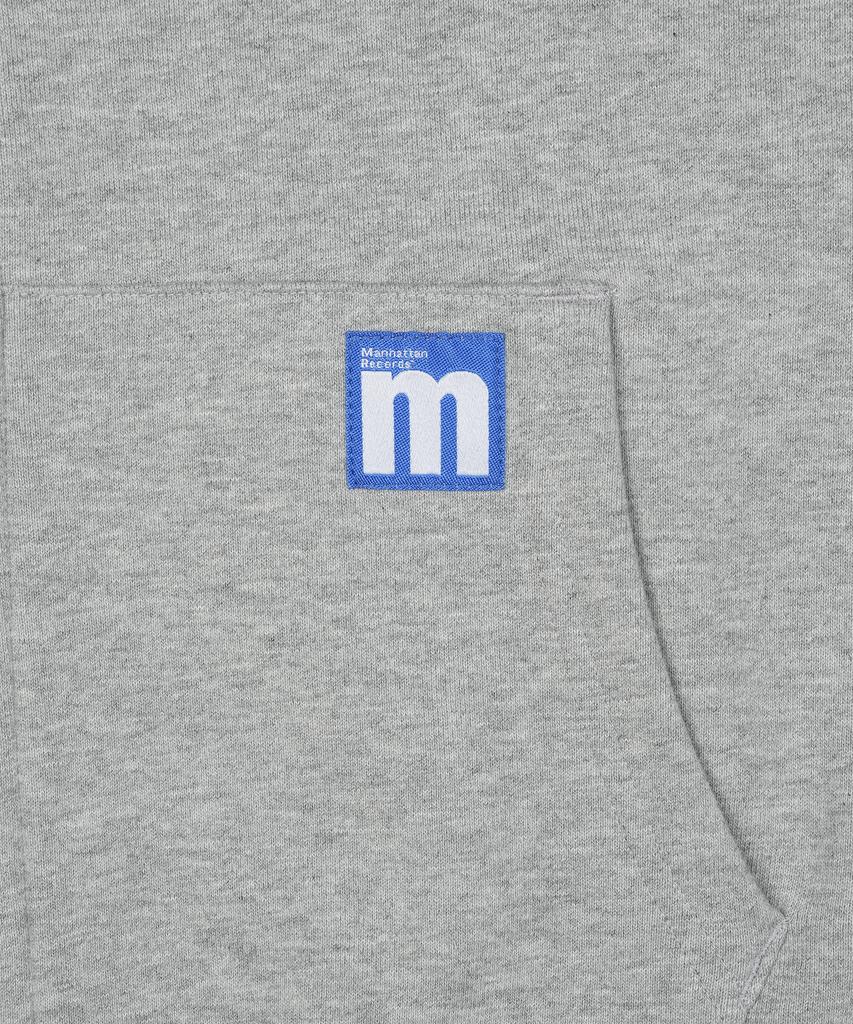 Толстовка с молнией и логотипом Mr Line от Manhattan Records - Серая