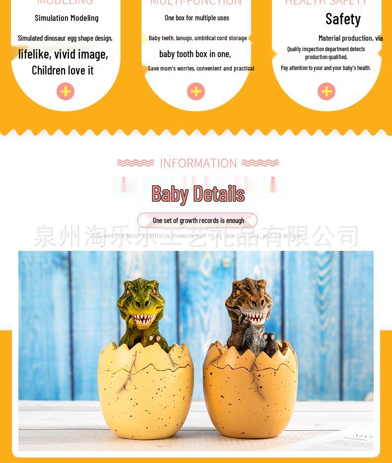 Creative Baby Boy Tooth Keepsake Box for Preserving Shedding Teeth