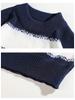 2025 Men's Japanese Casual Striped Knit Pullover - Autumn/Winter Loose Fit, Long Sleeve, Round Neck.