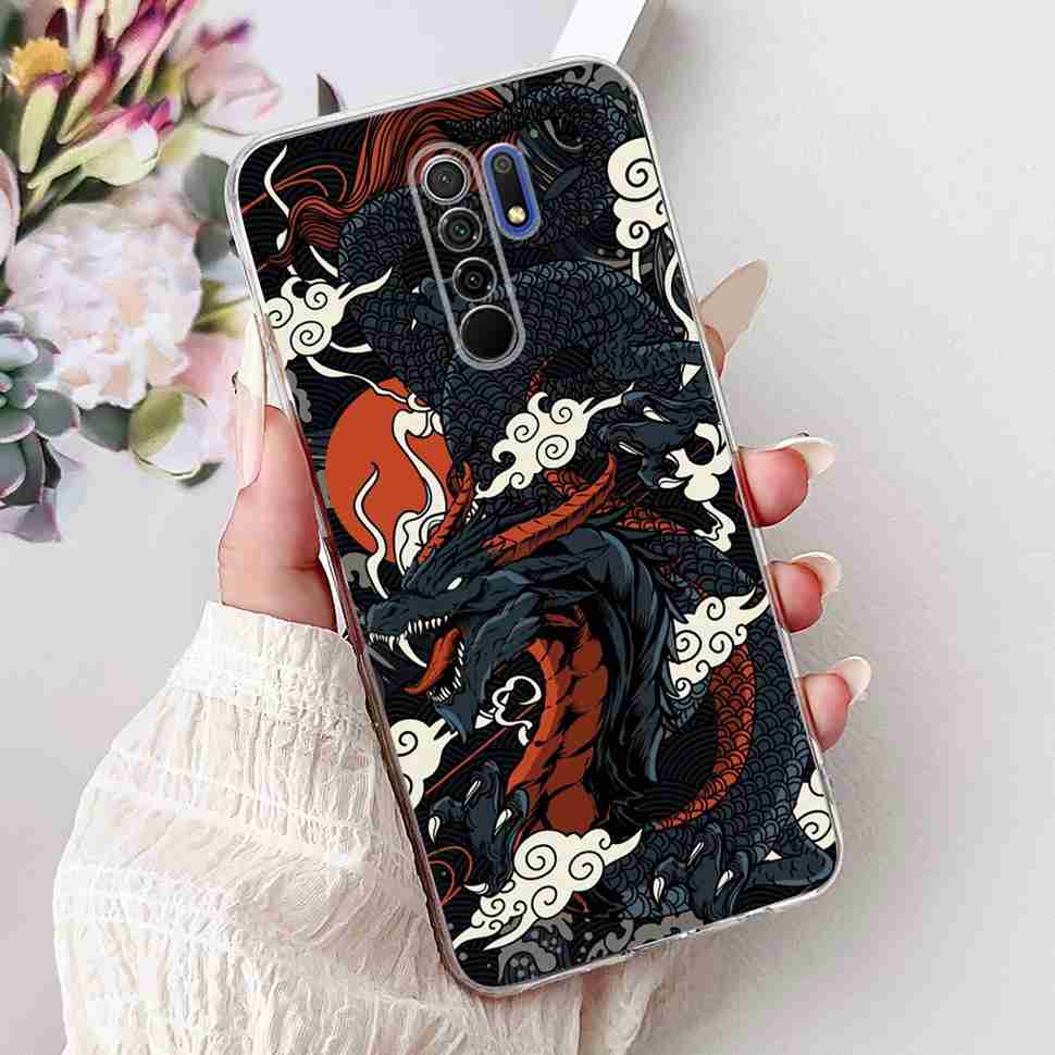 Для Xiaomi Redmi 9 9A Чехол M2004J19AG Роскошные Жемчужные Цветы Мягкий Силиконовый TPU Чехол Для Redmi 9A M2006C3LG Телефон Защитный Чехол