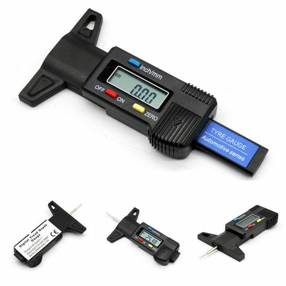 Tire Tread Gauges Digital Tire Tread Depth Gauge Thickness Gauges Depth Gauge Vernier Calipers