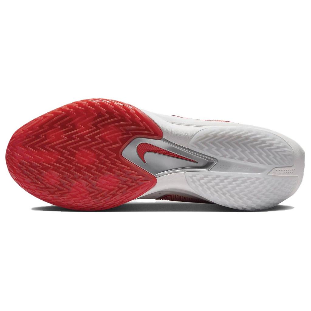 Nike Air Zoom GT Cut 3 White Picante Red Unisex Sneakers Summit-White Black Football-Grey DV2913-101