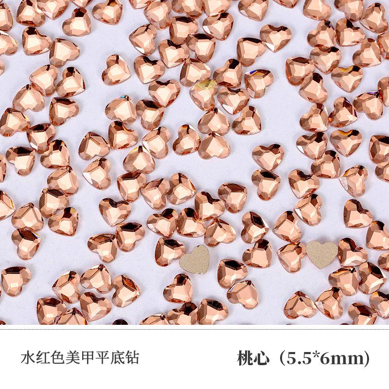 Water Red Nail Art Diamond Mixed Flat Bottom Special-Shaped Diamond Glass Crystal Diy Glass Nail Art Jewelry