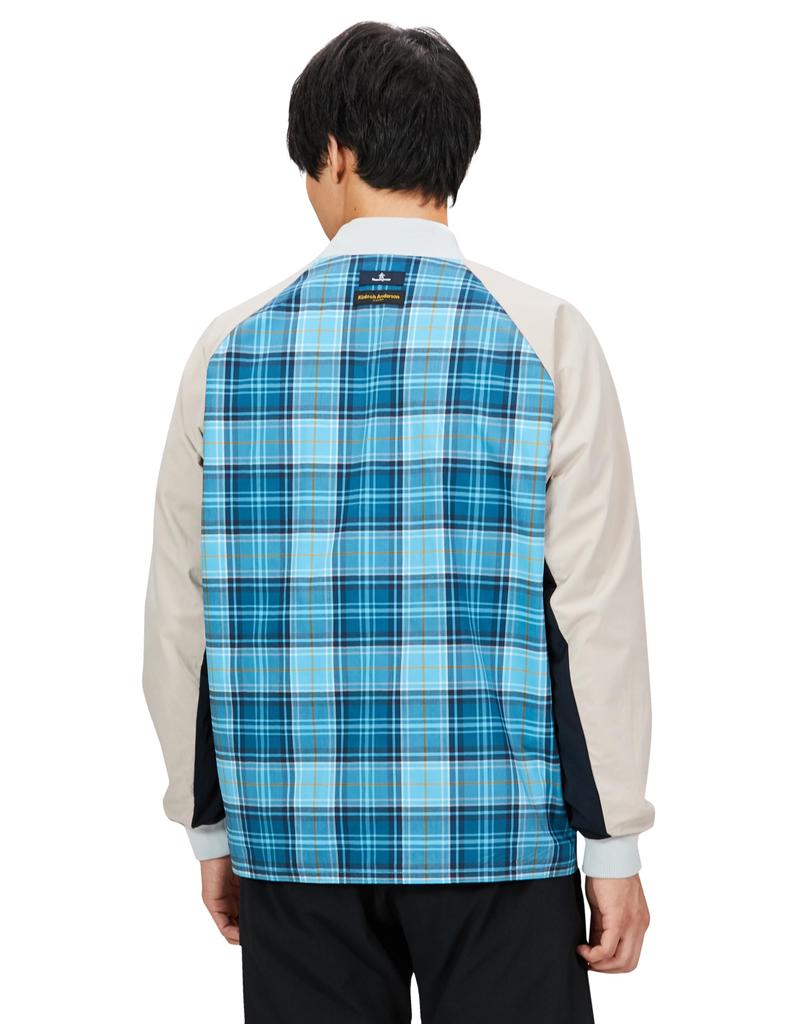 Блузон на молнии Kinloch Anderson Водоотталкивающий Эластичный Двусторонний Гольф MGMWJK03 BLYL LL [Munsingwear] Мужской (Синий Желтый)